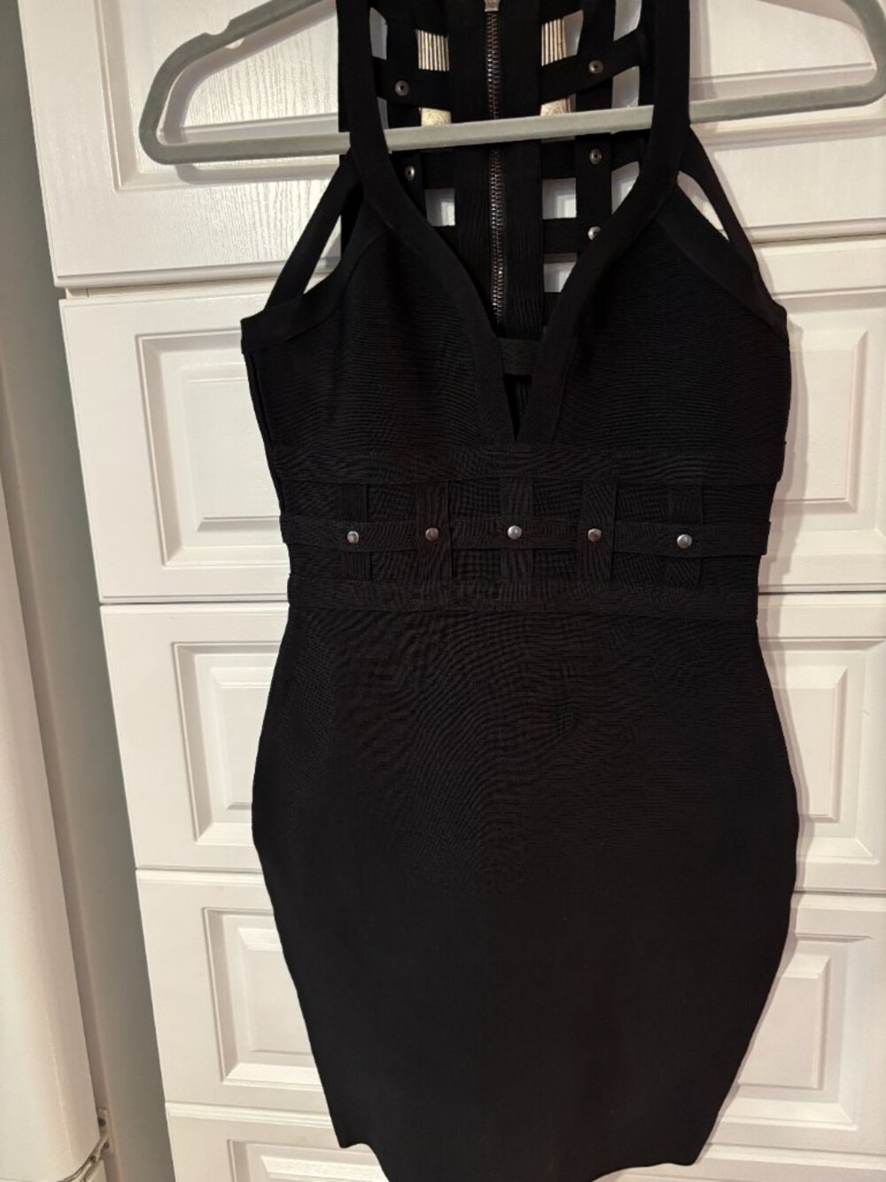 Guess Black Midi Dress, Size Small